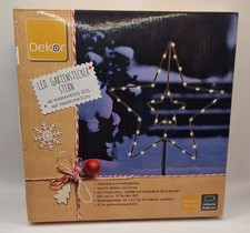 LED Gartenstecker Stern Weihnachten Deko Licht Außendeko Außenlicht