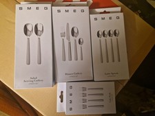 Smeg Dinner Set X 4,  Latte