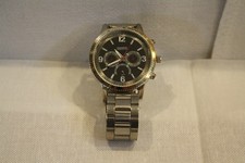 CHRONOGRAPH AUS EDELSTAHL MIT EDELSTAHLBAND FALTSCHLIESSE QUARZ AUSF.UNGETRGAGEN