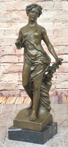 Handgemacht lady bronze statue - handgemacht,