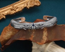 B37 Armband Armreif Schlange Reptilien 925 Silber