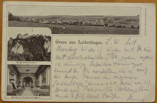 Gruss aus leibertingen burg - leibertingen,