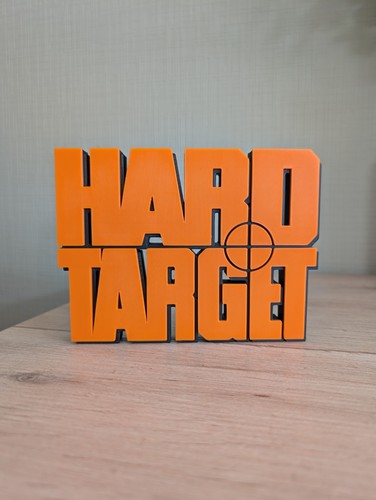 Hard target logo jean - 3d,