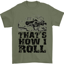 Das Ist Wie Ich Roll 4X4 Off-Roading Herren T-Shirt 100% Baumwolle
