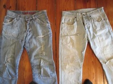 2 x Denim Jeans - Ripped -