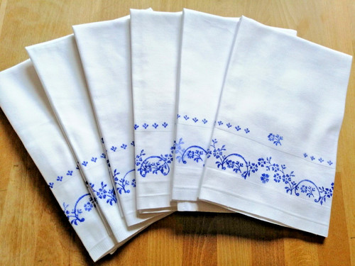 Blaudruck servietten - blaudruck,