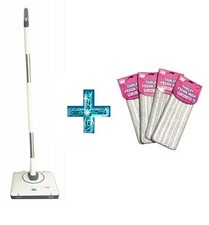 Bodenreiniger Dual Swing slimline Vibrationsplatte 4X Moptücher Aqua Laser