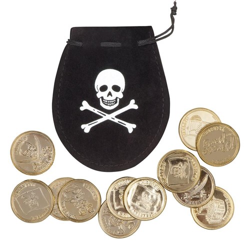 Piratenbeutel aus samt - samt, mit