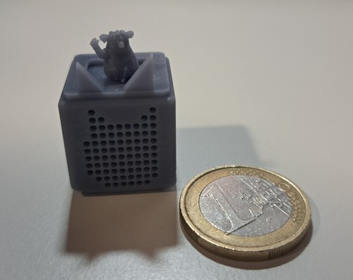 Miniatur musikbox mit figur - mit, 1