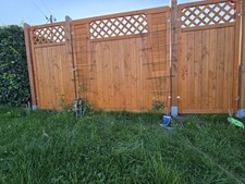 Hochwertiger Sichtschutzzaun der Zaunserie Mainau.