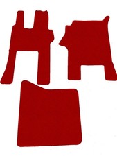 Rot Fußmatten, Autoteppiche