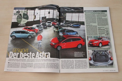 Auto bild 2011 opel astra - opel, j