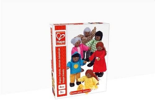 Hape puppenfamilie dunkle - hape,