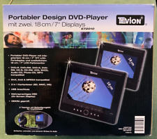 Portabler Design DVD Player von Tevion E72010 - TOP  mit zwei 18cm/7" Displays