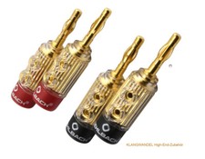 OEHLBACH 4 St. XXL Fusion  Banana High End Stecker NEU / Bananas Nr. 3030