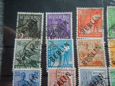 Berlin 1948 Mi.Nr. 1 - 19 Schwarzaufdruck tadellos gestempelt (M2)