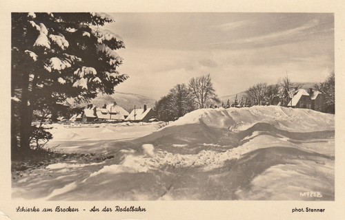 Postkarte schierke am - -,