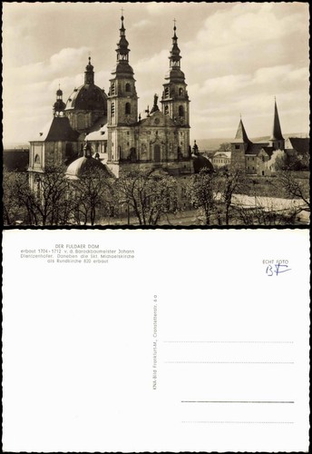 Ansichtskarte fulda fuldaer - ansichtskarte,