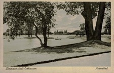 Lido on a Lake with Boat and