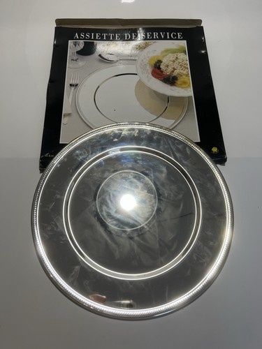 Versilberter platzteller - versilberter,