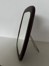 Handspiegel retro vintage 70er Leder