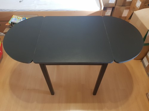 Klapptisch holz rund - holz, mit
