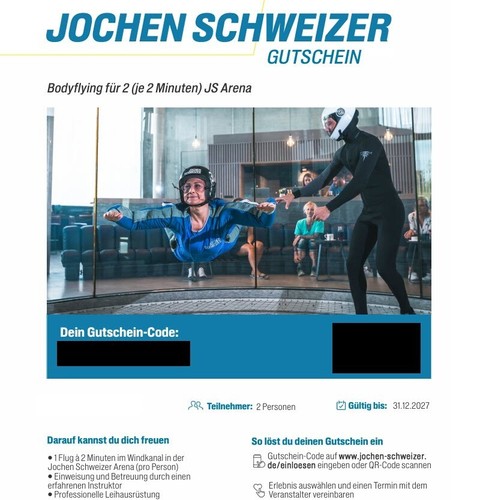 Jochen schweizer bodyflying - schweizer,