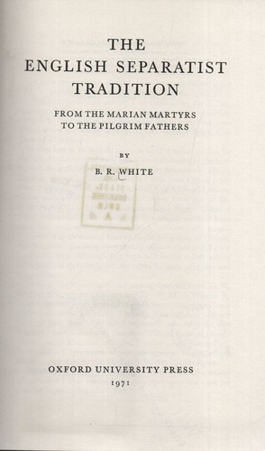 White the english - english, separatist