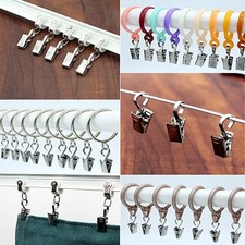10 Stck. Edelstahl Wäscheleine Wäsche Vorhang Foto Metall Clips Klemmen UK