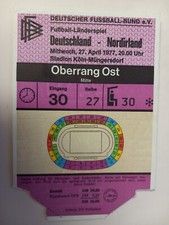Ticket Eintrittskarte Fußball