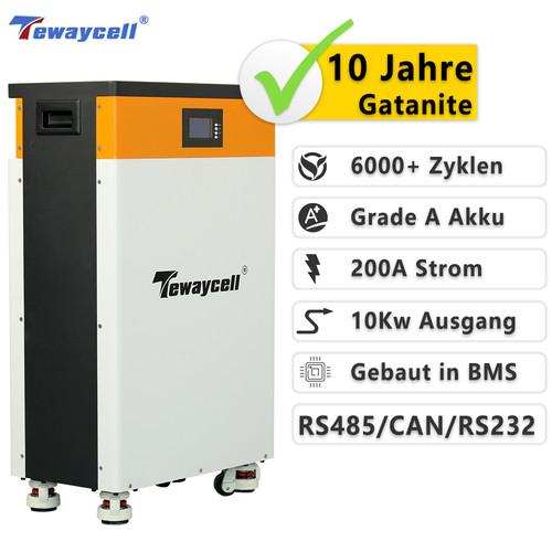 Tewaycell 15kwh 48v solar - 15kwh,