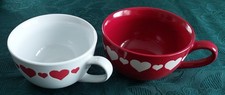2 Jumbo Tasse xxl mit Herzchen - TCM