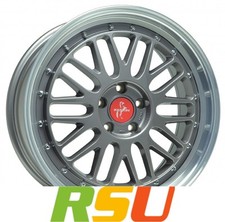 Keskin KT22 Retro titan grey lip polish 8x18" ET30 LK5 100 ML 57.1 Alufelgen ...