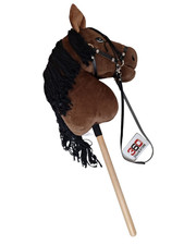 Pink Papaya Hobby Horse mit Halfter und Trense, Steckenpferd BLAZE Größe M