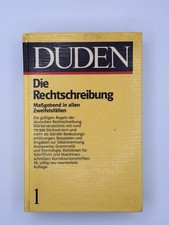 DUDEN Bibliographisches Institut Die Rechtschreibung. 19. Auflage Von 1986