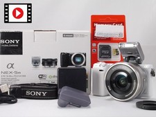 ⏯ SONY Alpha NEX-5R 16.1MP Kamera mit E PZ 16-50mm F3.5-5.6 OSS Objektiv...