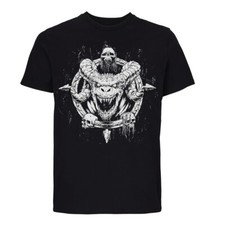 T-Shirt "Demon" Metal Gothic Horror Dark Art Okkult Dämon Biobaumwolle NEU