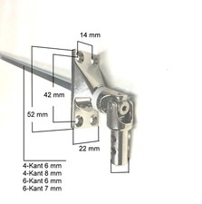 Rolladen Kurbel Gelenk