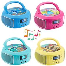 Tragbarer MP3 Kinder CD-Player Kinder CD-Radio Boombox Stereoanlage in 4 Farben