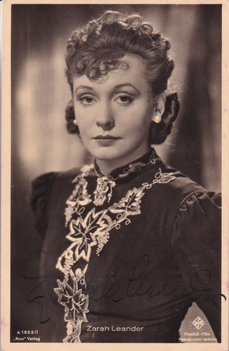 Zarah leander ross a - zarah,