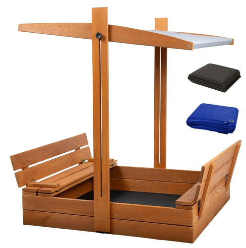 Sandkasten mit dach sandkiste - sandkasten,
