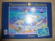 Clementoni Puzzle 250 Teile Fluorescent Kinder Delphine Halloween