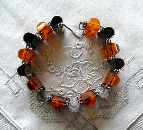 Altes silbernes armband - altes,