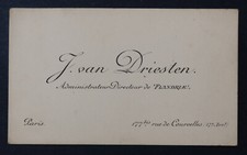 Visitenkarte NOBLESSE J VAN