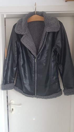 Damen lederjacke schwarz - damen,