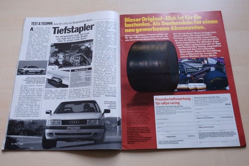 Rallye racing 1988 audi - 13/1988,