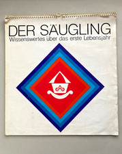 Der Säugling Wissenswertes erste Lebensjahr DDR 1973 Buch Kalender Baby Pflege
