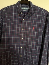 Ralph Lauren Flanellhemd Navy