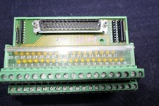 DIN-Stecker Anschlusskarte mit 37+1 Pol Sub-D-Stecker LED FLKM-D37 SUB/S/LA