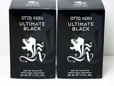 (364,90 € /L), OTTO KERN ULTIMATE BLACK, 100 ml Eau de Toilette, (2x 50 ml), OVP